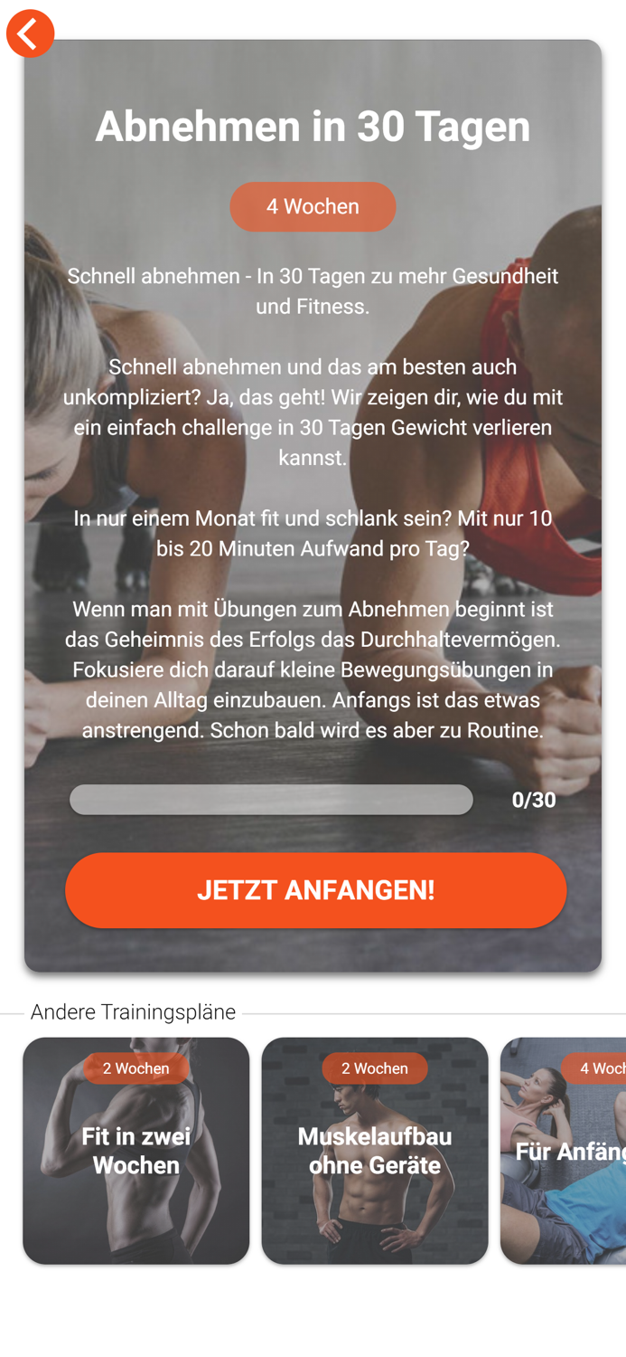 Ganzkörper Workout