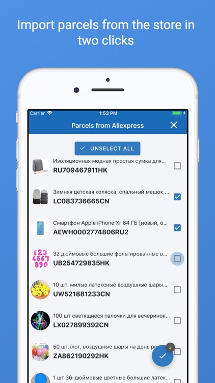 Track your packages - 1Track screenshot-3