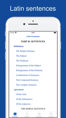 Game screenshot A Latin Grammar apk