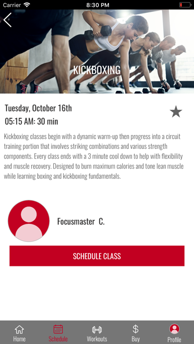 Focusmaster Fitness screenshot 3