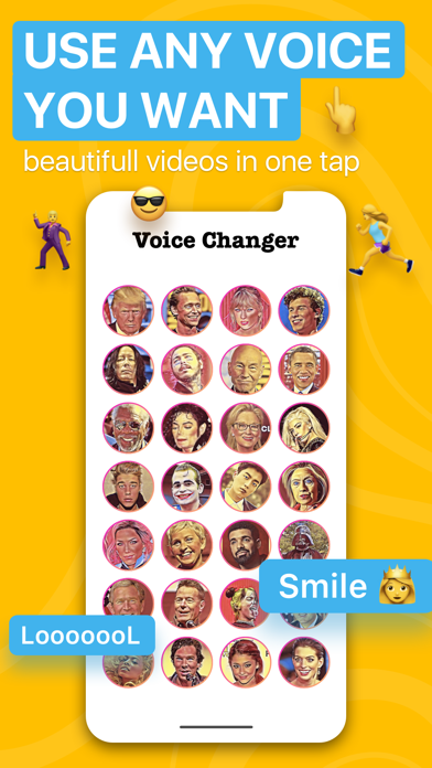 Screenshot #1 pour Voicer Celebrity Voice Changer