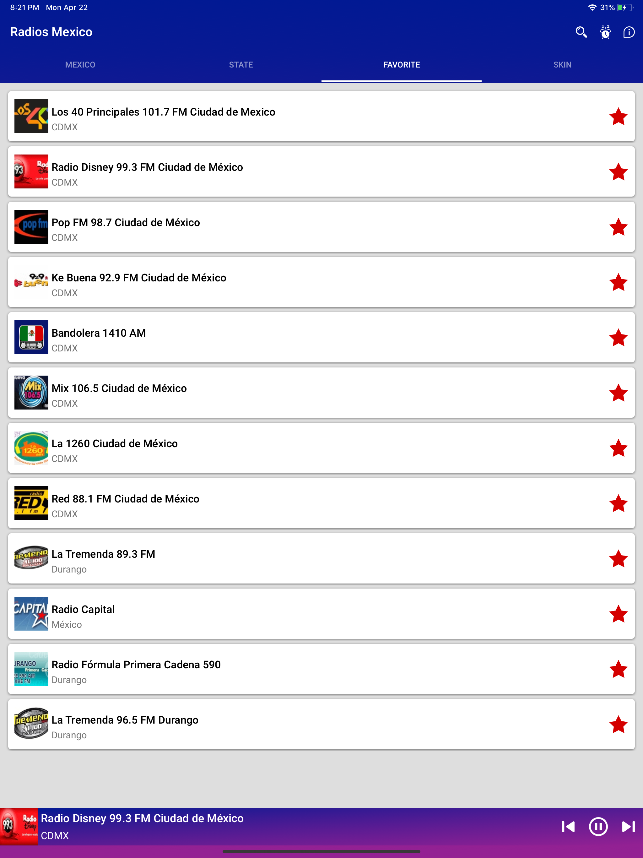 Radios de Mexico FM/AM screenshot 10