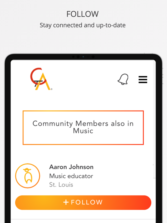 Connect the Arts iPad screenshot 5 - Business app