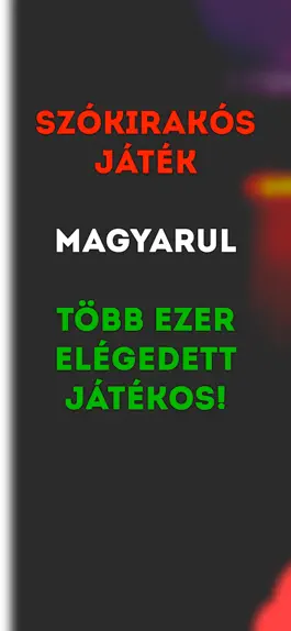 Game screenshot Magyar Nyelvű Szókereső Játék mod apk