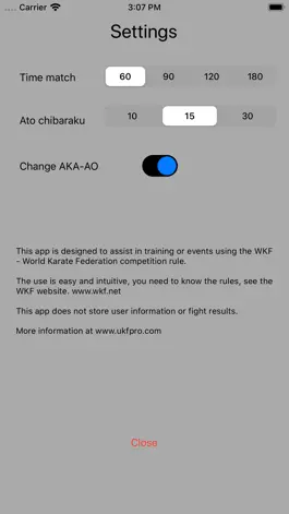 Game screenshot WKF Kumite Scoreboard - UKFPRO apk