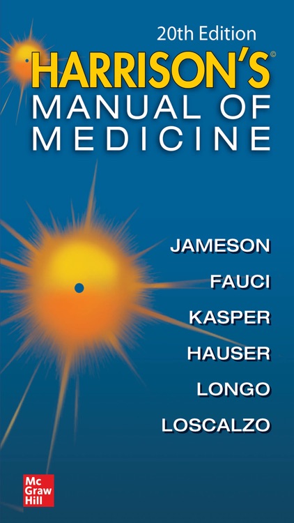 Harrison’s Manual of Med. 20/E