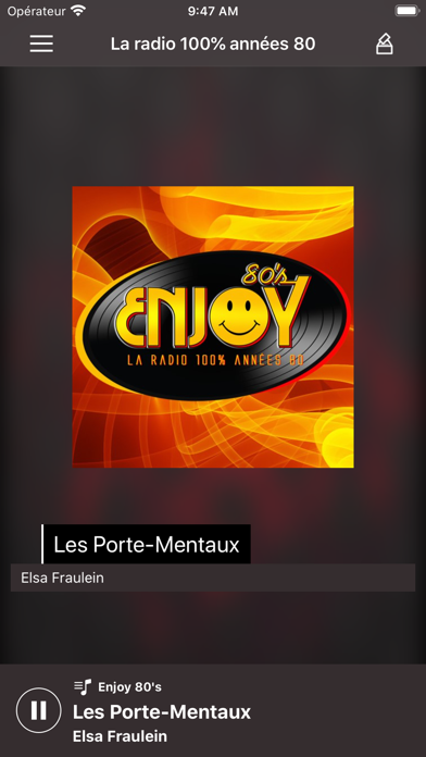 Screenshot #2 pour Radio Enjoy 80's