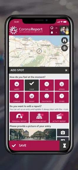 Game screenshot CoronaReport apk