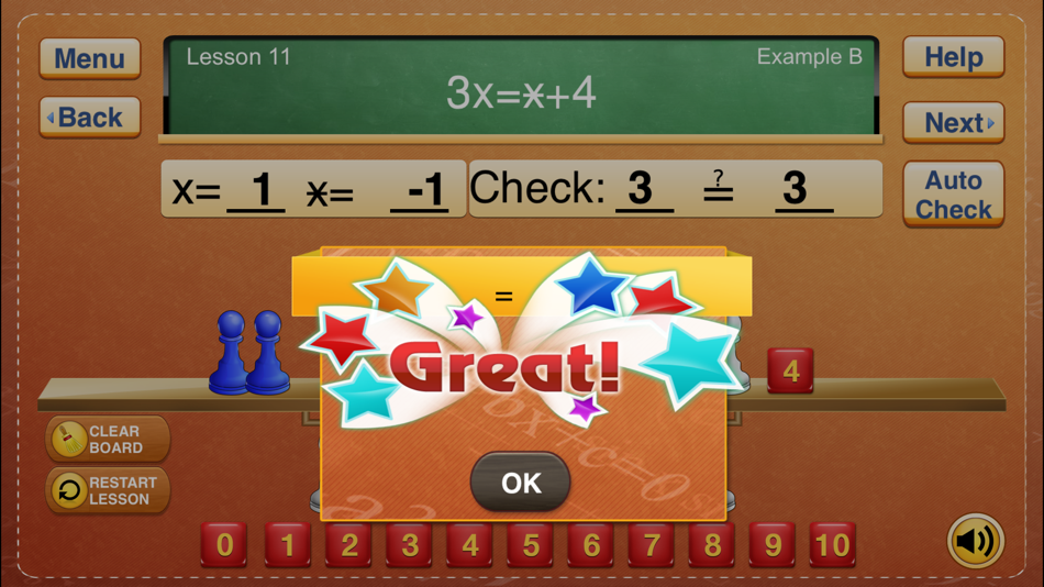 #2. Hands-On Equations 2 (iOS) 由: Hands On Equations