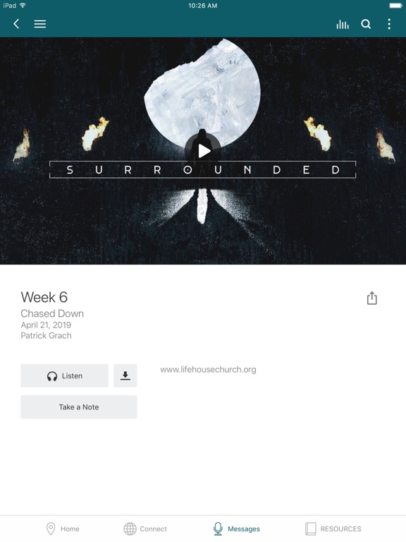 Lifehouse App iPad screenshot 3 - Lifestyle app