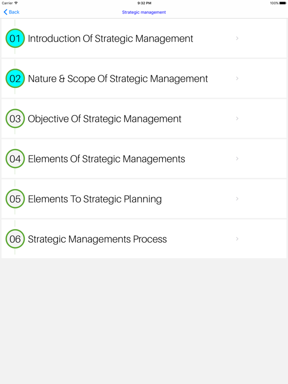 MBA Strategy Pro iPad screenshot