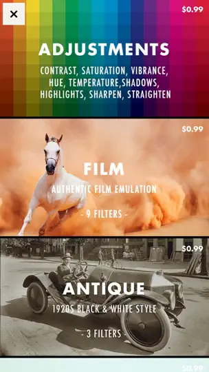 Captura de pantalla de Chromic: Movie Vintage Effect en iPhone 4