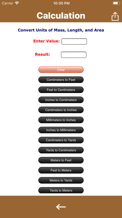 Plastic Engineering Calculator Screenshot