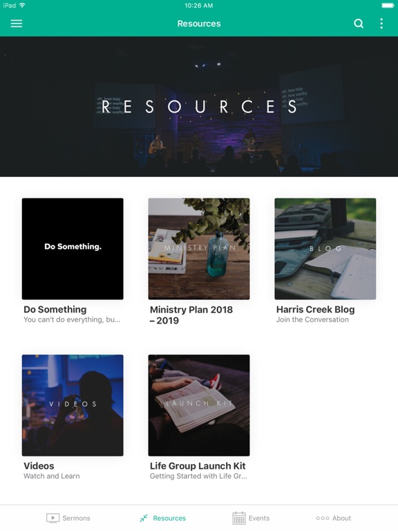 Harris Creek iPad screenshot 2 - Lifestyle app