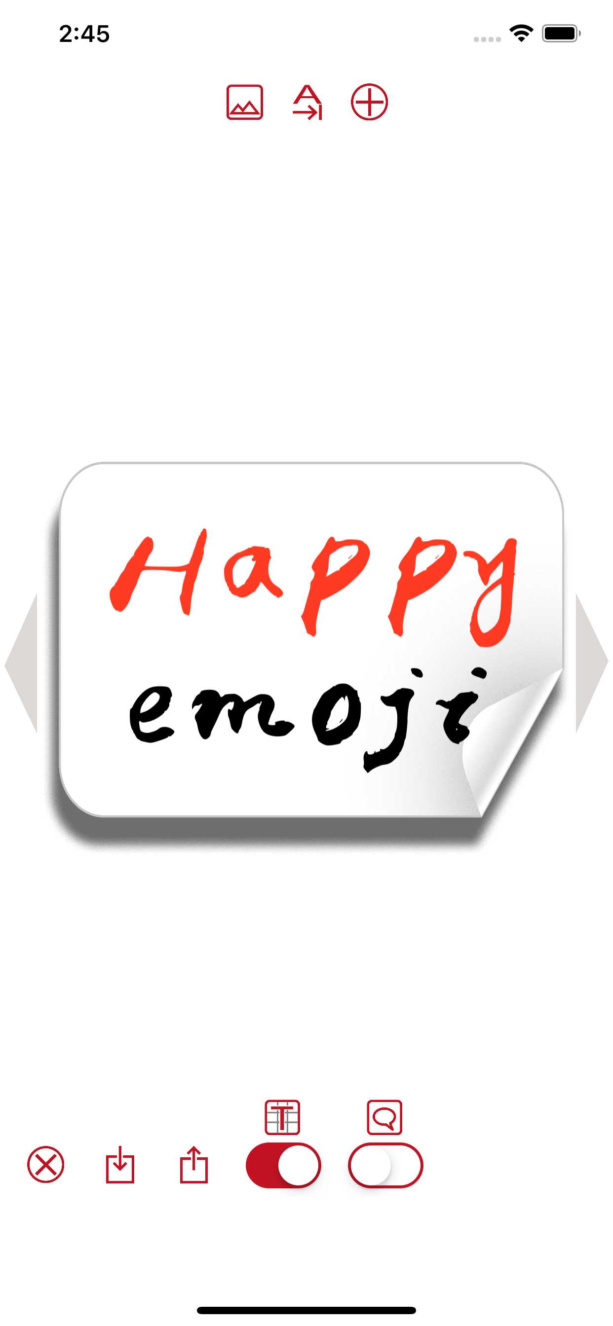 Word Notes - Message text PNG