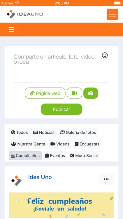 Intranet IdeaUno screenshot-3