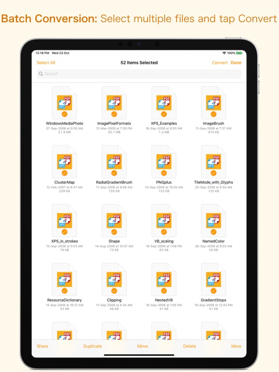 XPS-to-PDF iPad screenshot 4 - Productivity app