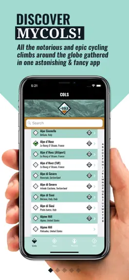 Game screenshot myCols - your cycling climbs mod apk