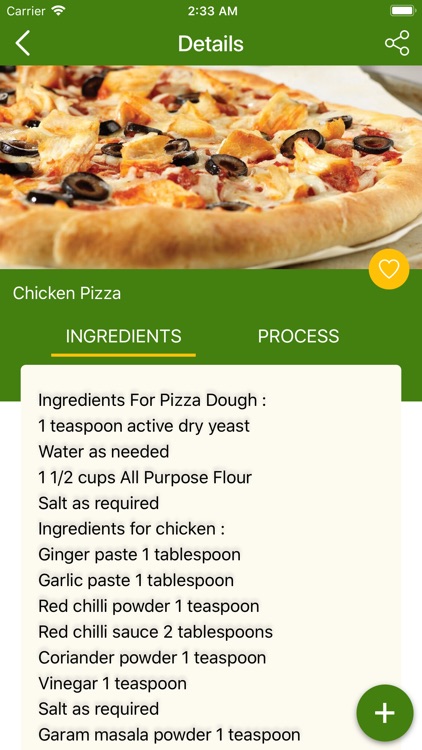 Pizza Thali in English