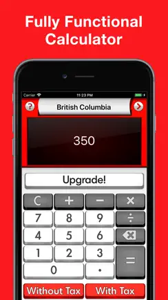 Sales Tax Canada Calculator + iPhone image 4