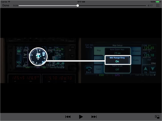Flying the Garmin GTN650/750 iPad screenshot