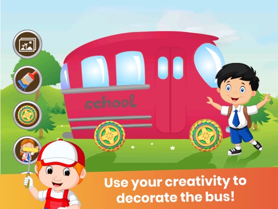 Little School Bus Wash Salon iPad screenshot