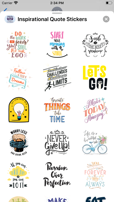 Inspirational Quote Stickers screenshot 3