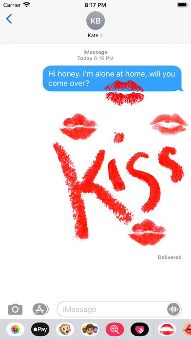 Screenshot #1 pour Sexy Adult Woman Lipstick App