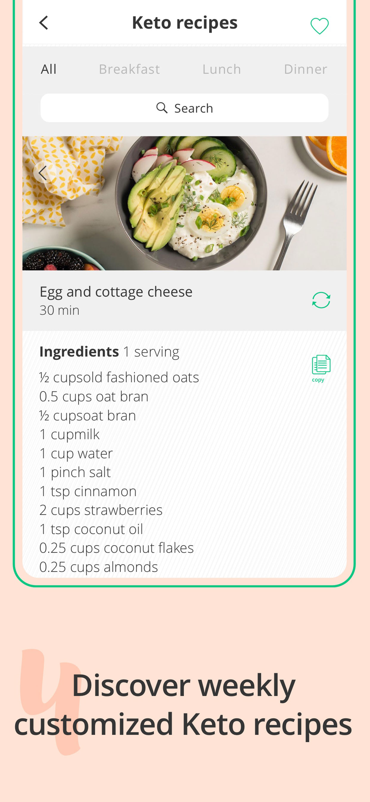 Keto Recipes & Meal Plans
