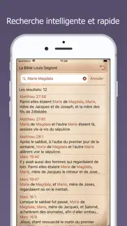 la bible louis segond version iPhone Captures Décran 3