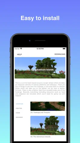 Game screenshot Maps For Minecraft - PE apk