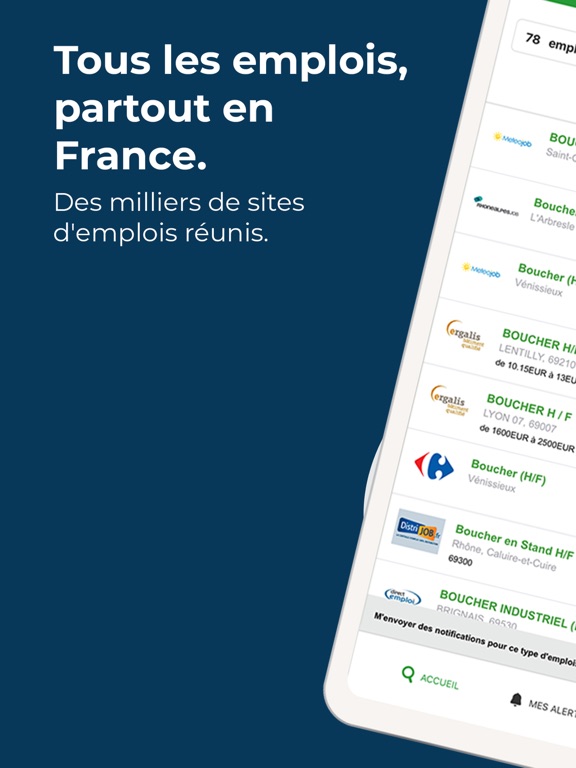 Screenshot #4 pour Recherche d'emploi Adzuna