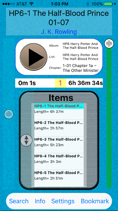 Screenshot #3 pour Precise Audiobook Player