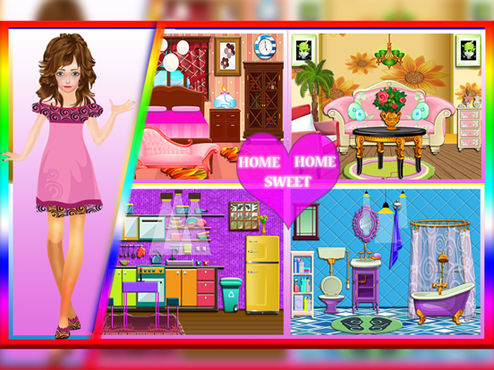 Dreamy Doll House Decoration iPad screenshot