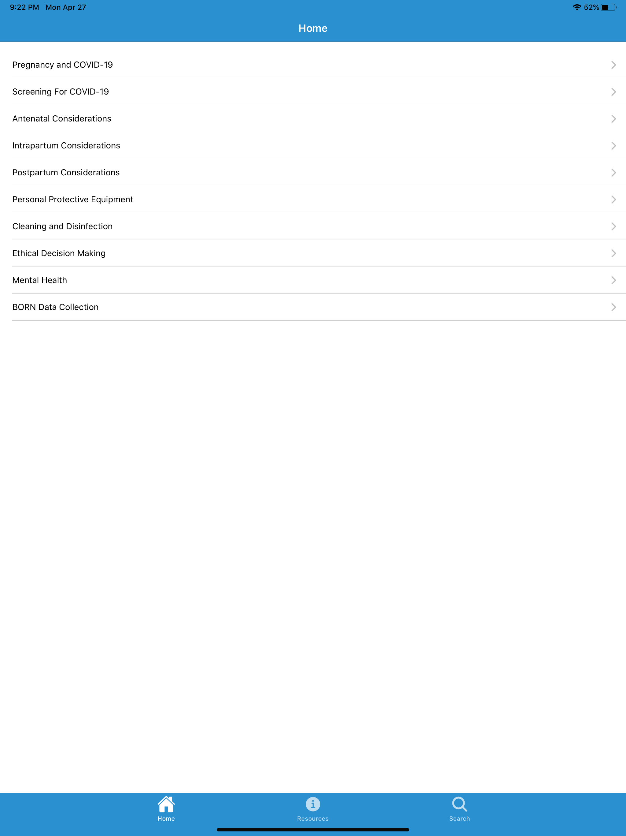 COVID-19 Resource for Midwives screenshot 3