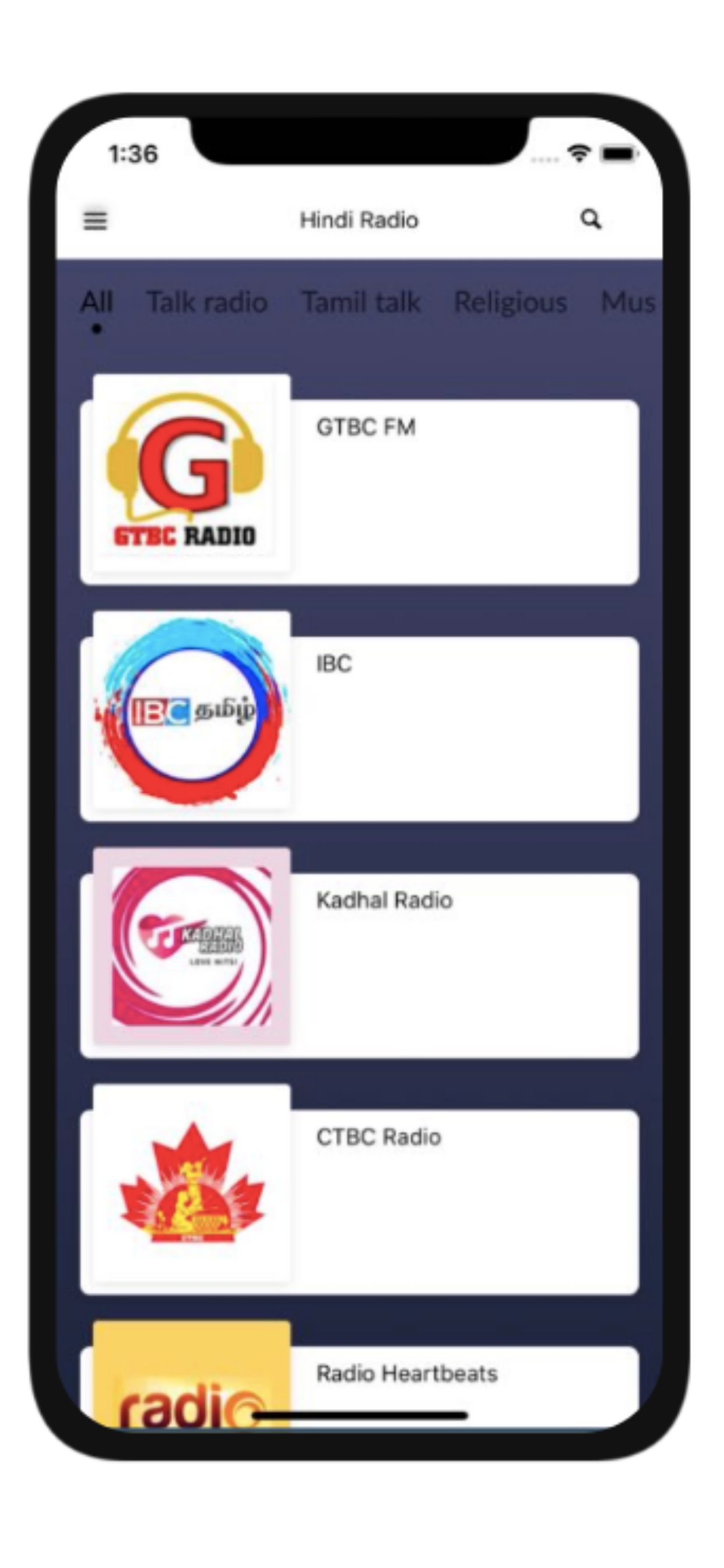 Hindi Radios-Top Indian Radios