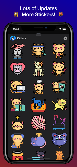Kitters! Cat Stickers(圖3)-速報App