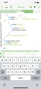 Perl IDE Fresh Edition screenshot #2 for iPhone