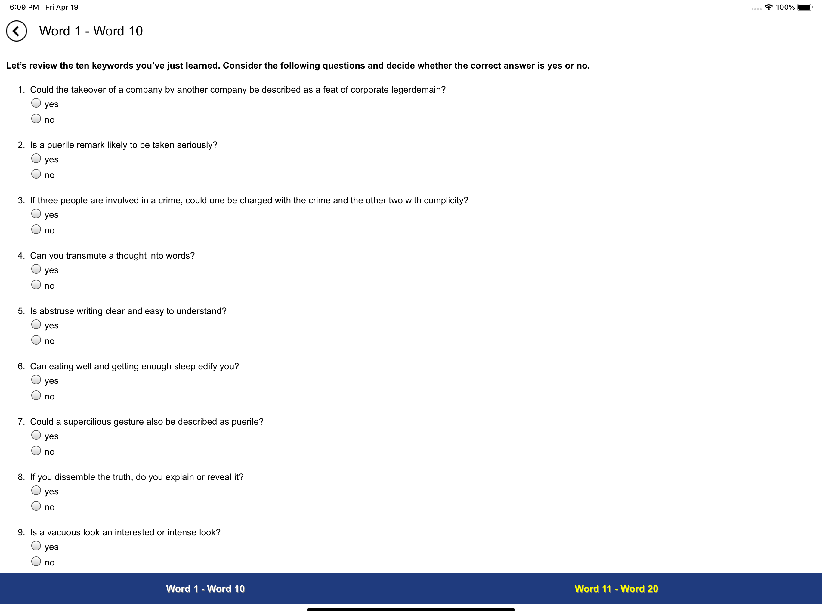 Verbal Advantage - Level 6