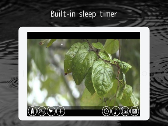 Healing water and nature sound iPad screenshot 4 - Medical app