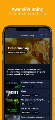 Screenshot 6 CuriosityStream iphone