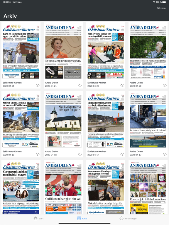 Screenshot #5 pour E-tidning Eskilstuna Kuriren