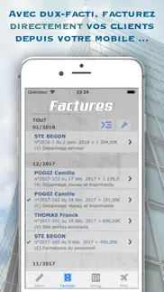 devis et factures dux-facti iPhone Captures Décran 1
