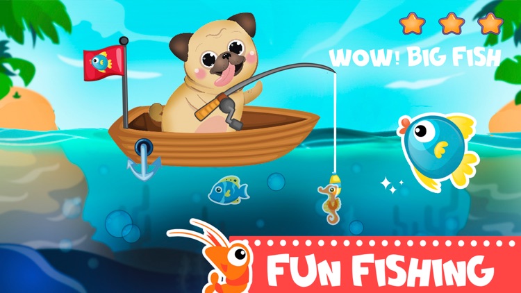 Puppy fishing - Funny pals