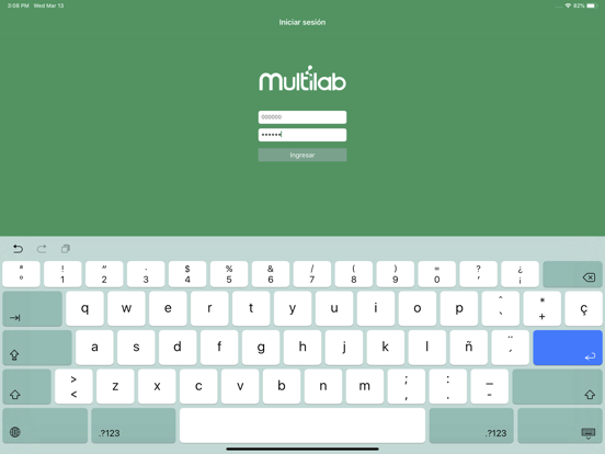 Multilab Médicos iPad screenshot 8 - Medical app