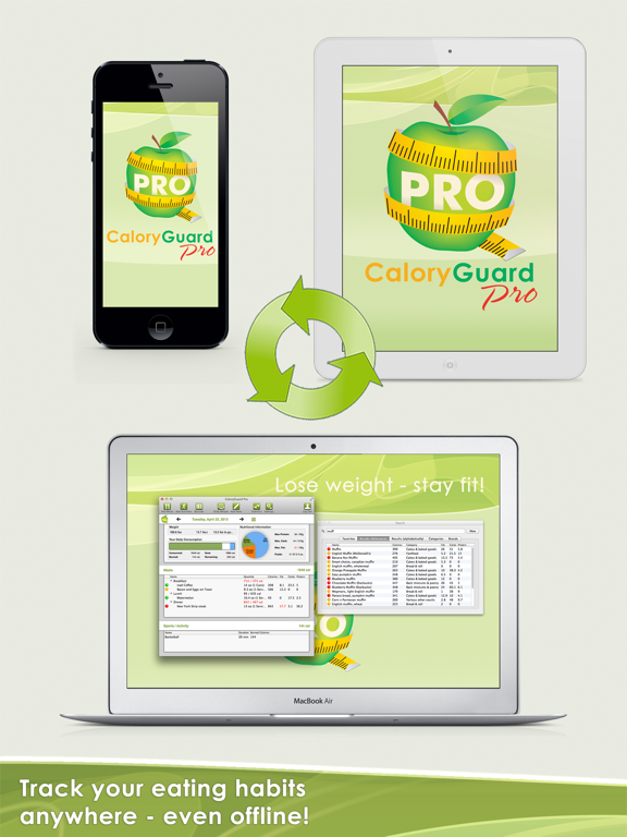 CaloryGuard Pro iPad screenshot 4 - Health & Fitness app