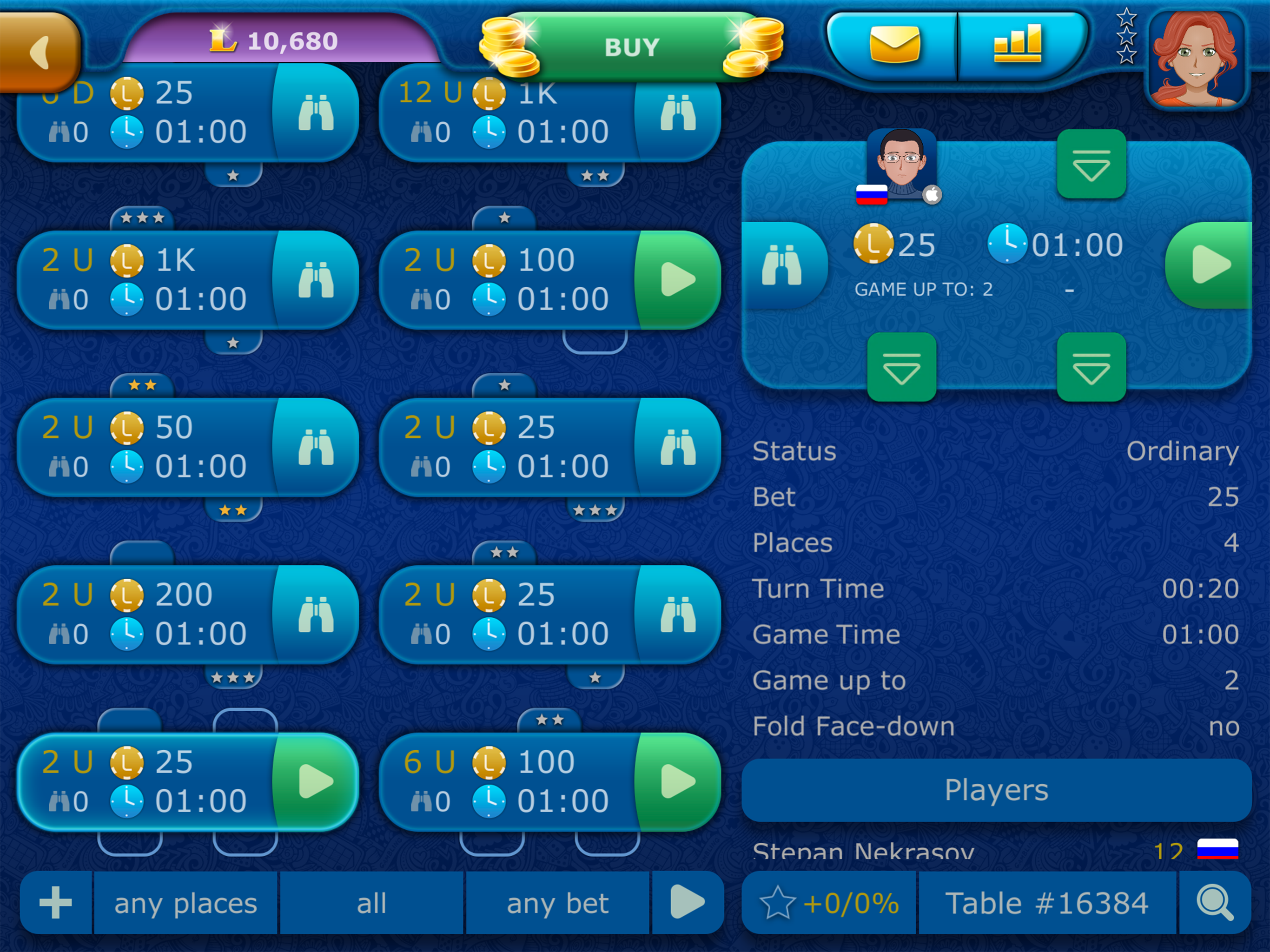 Online Bura LiveGames