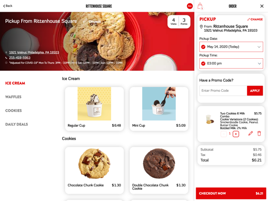 Sweet Charlie's iPad screenshot 2 - Food & Drink app