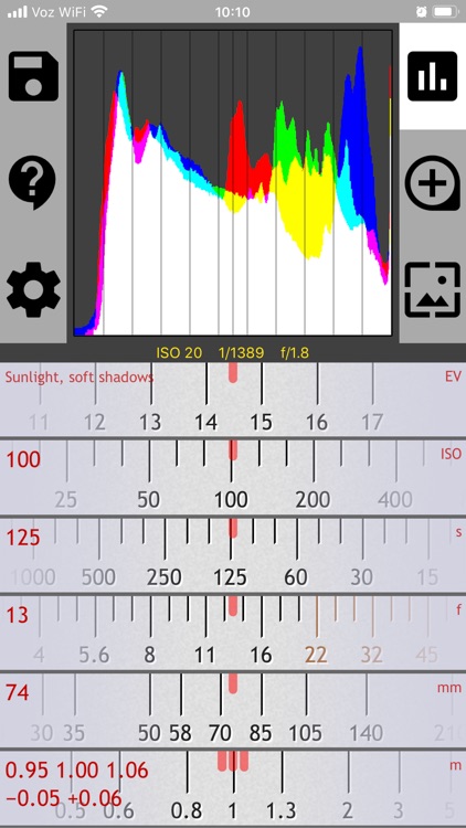 Photo Friend exposure and DoF