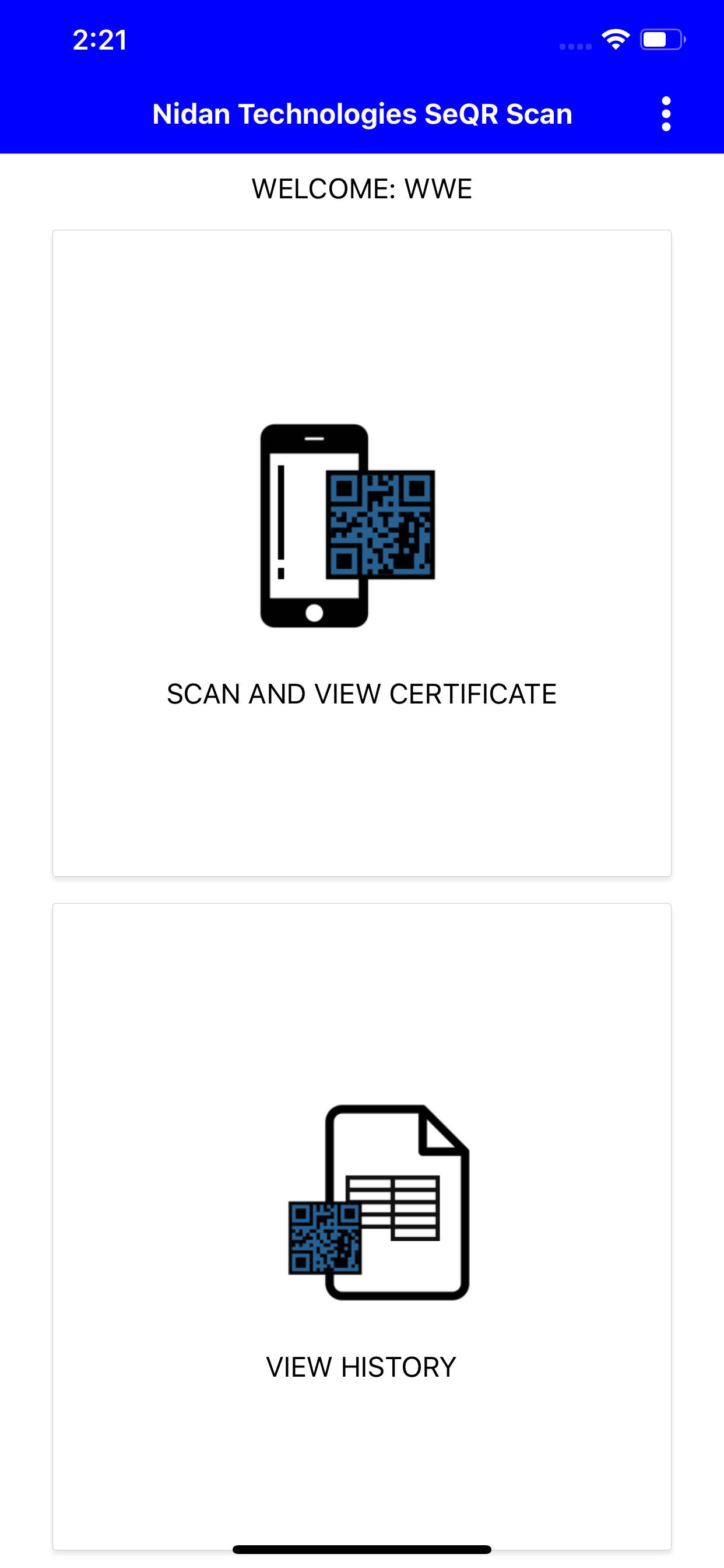 Nidan Technologies SeQR Scan screenshot 5
